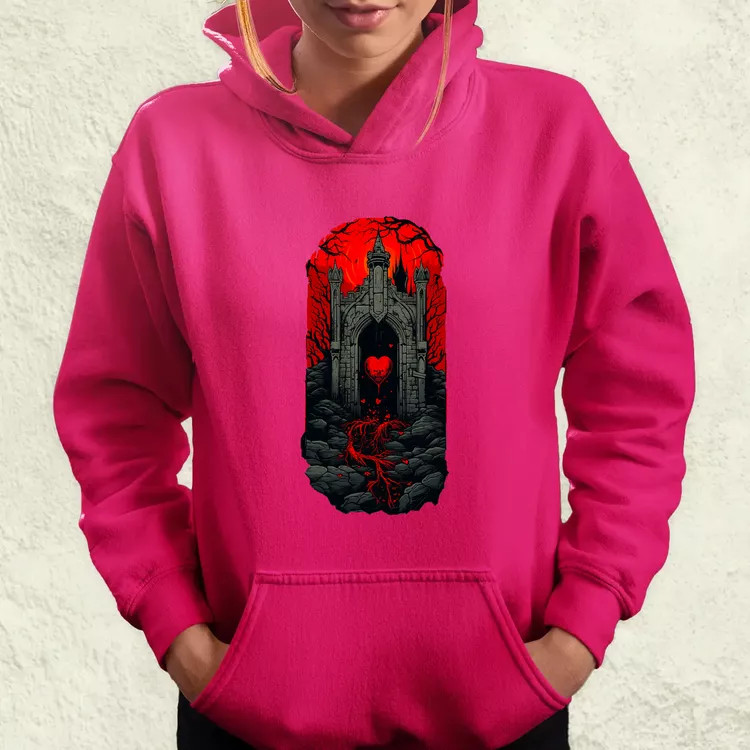 Pixelart kripta fantázia v2 női pulóver