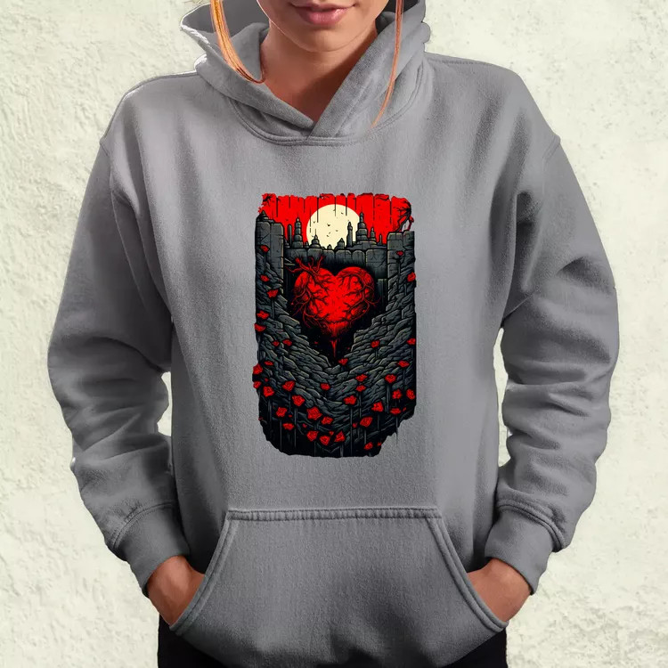 Pixelart kripta fantázia v7 női pulóver