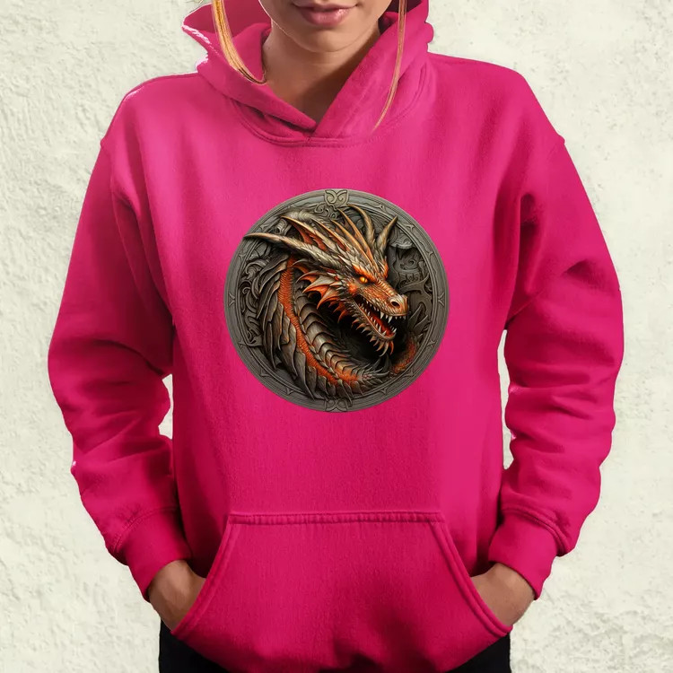 Sárkány medál v1 női pulóver