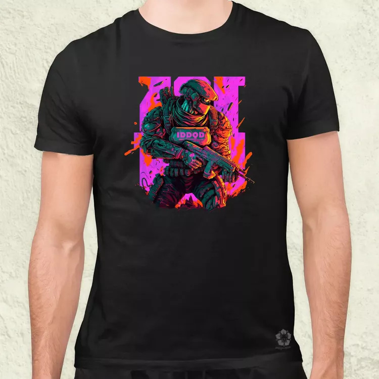 DOOM IDDQD v2 férfi póló