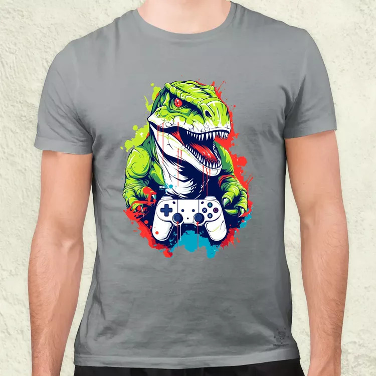 Gamer T-rex v1 férfi póló