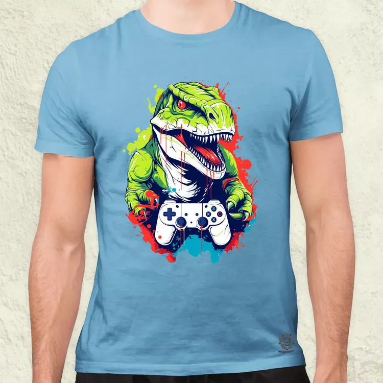 Gamer T-rex v1 férfi póló