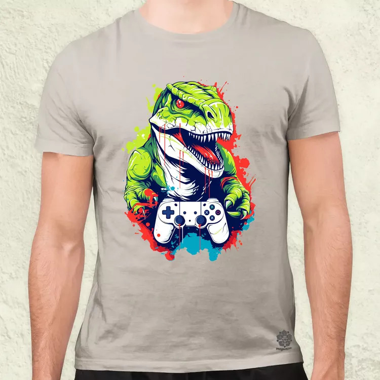 Gamer T-rex v1 férfi póló