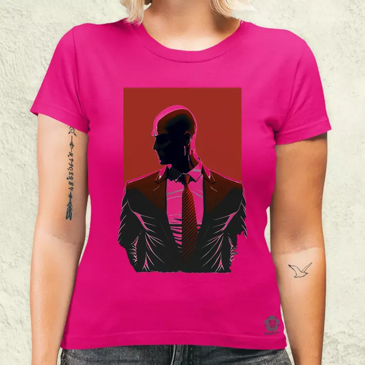 Hitman 47-es ügynök fanart v2 női póló