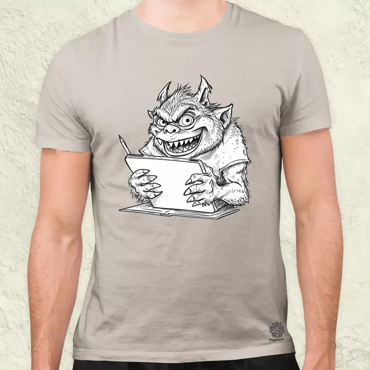 Ne etesd a trollt v4 férfi póló