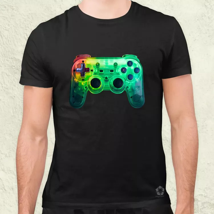 Neon kontroller v1 férfi póló