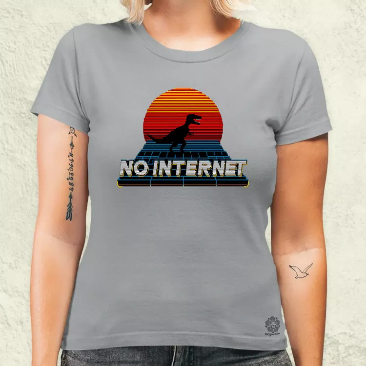 No internet női póló