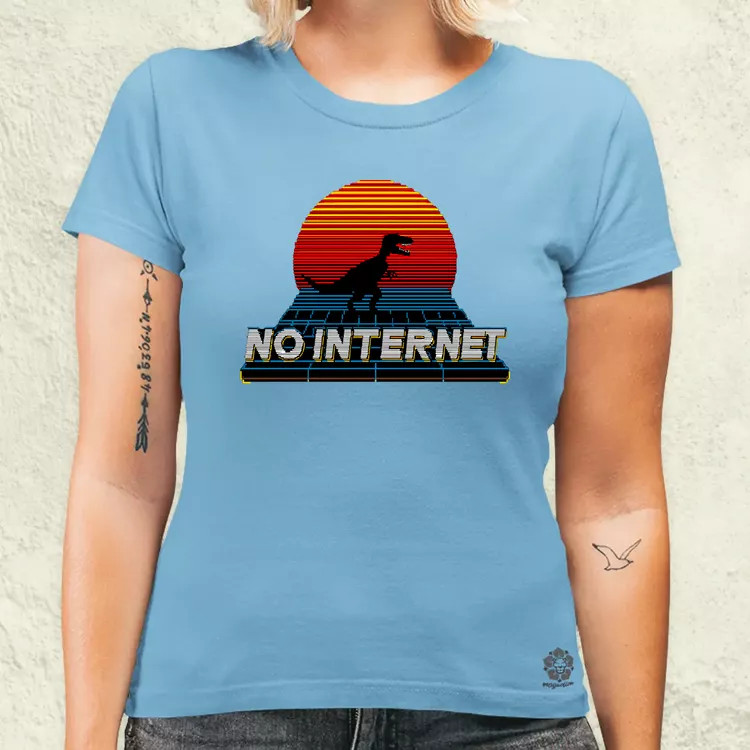 No internet női póló