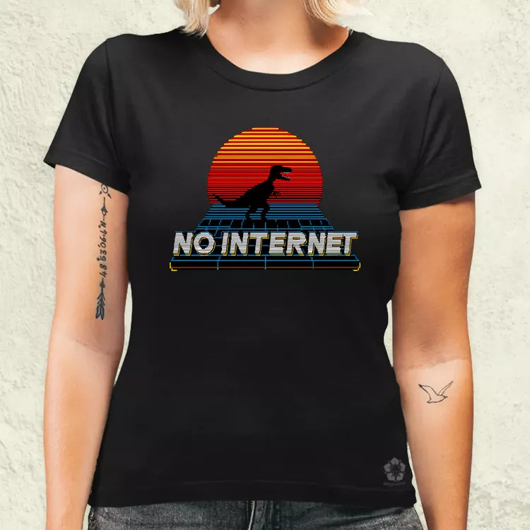 No internet női póló