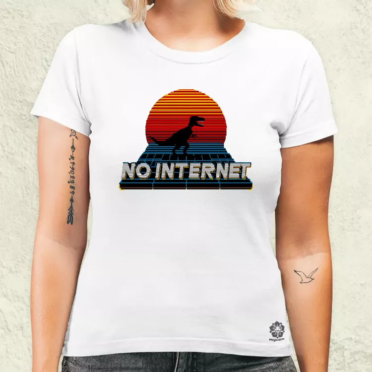 No internet női póló