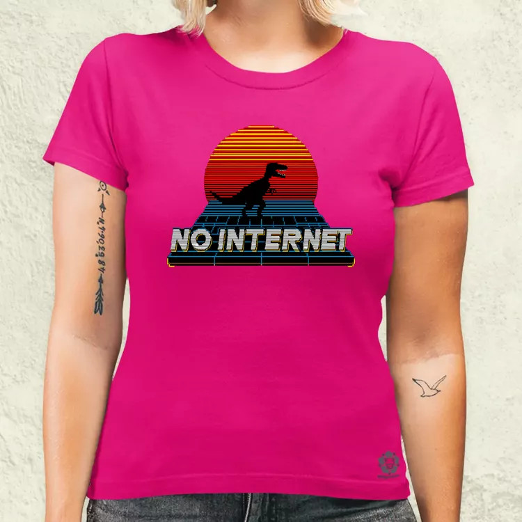 No internet női póló