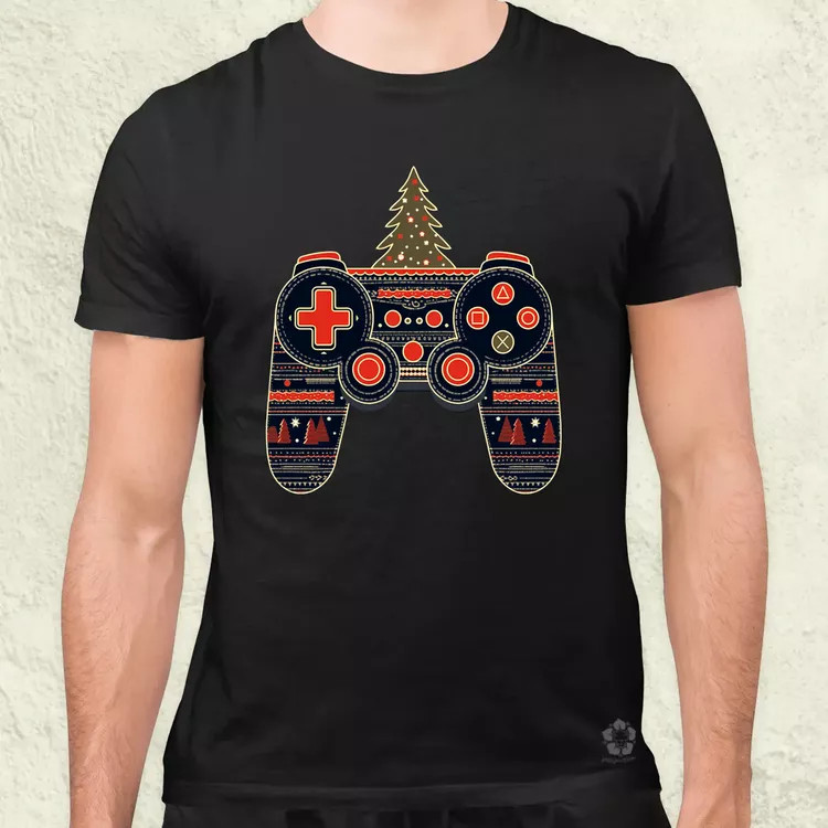 XMAS kontroller v2 férfi póló