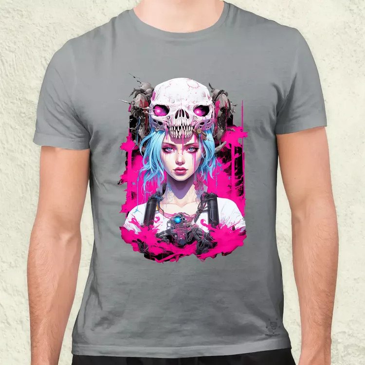Anime cyberpunk fantázia v2 férfi póló