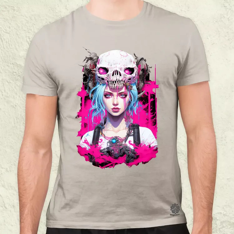 Anime cyberpunk fantázia v2 férfi póló