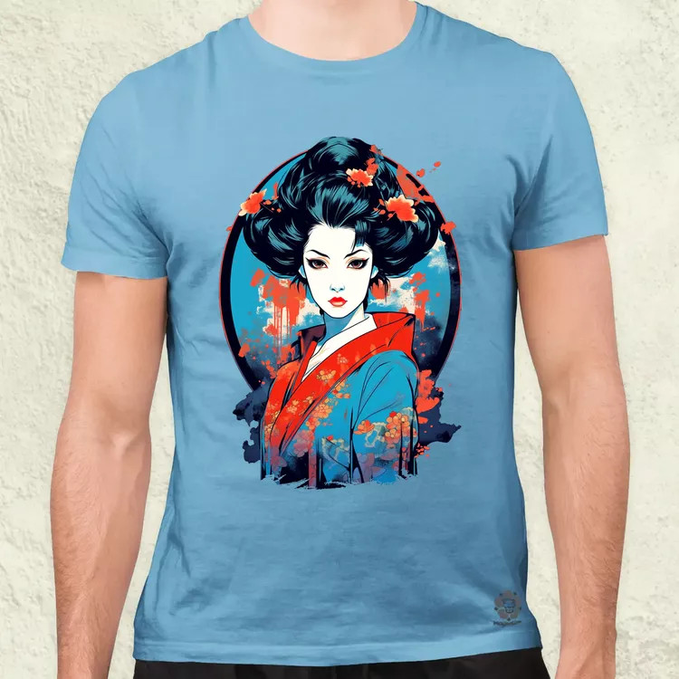 Anime Gésa v8 férfi póló