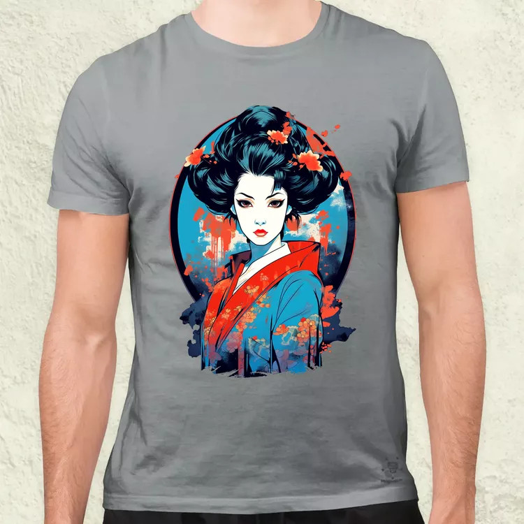 Anime Gésa v8 férfi póló