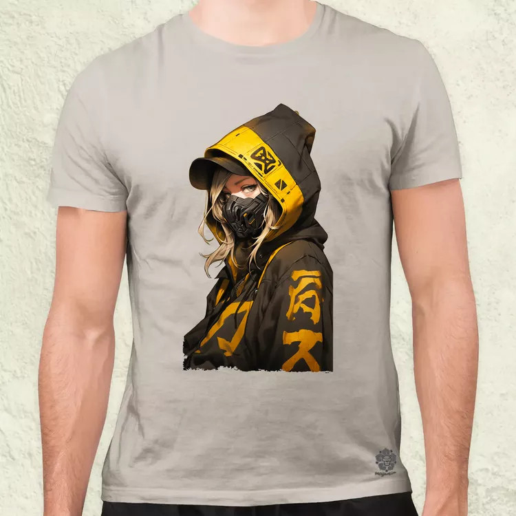 Anime lány pózol v1 férfi póló