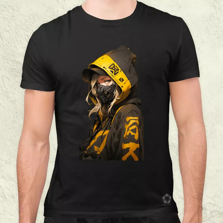 Anime lány pózol v1 férfi póló