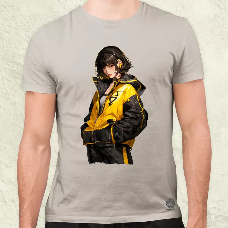Anime lány pózol v2 férfi póló