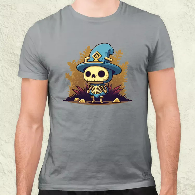 Chibi csontváz férfi póló