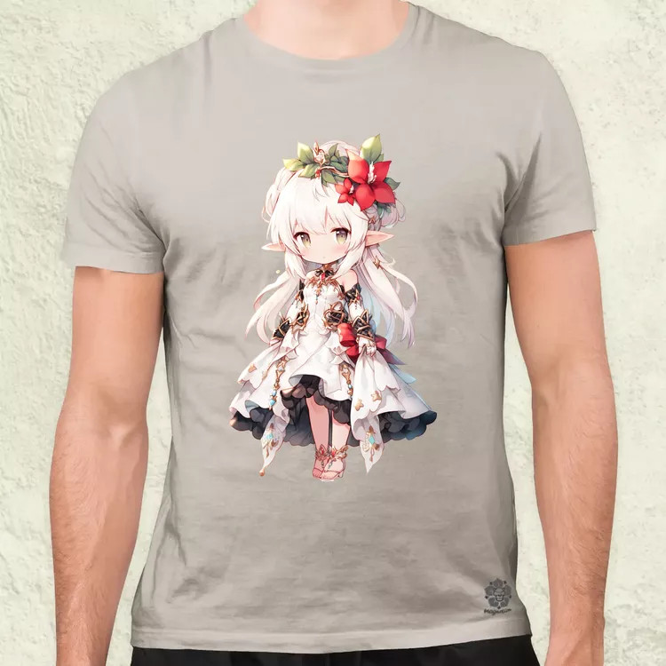 Chibi elf hercegnő v1 férfi póló