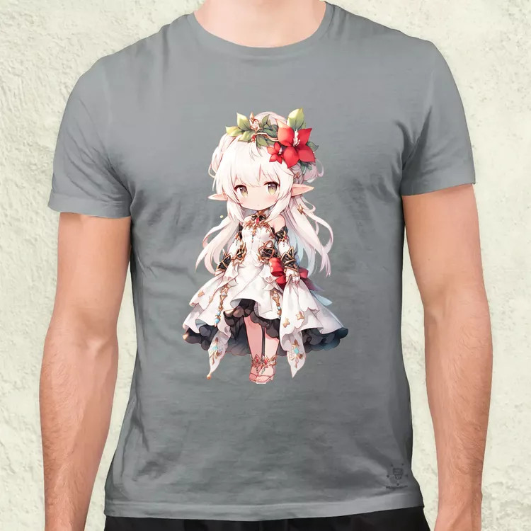 Chibi elf hercegnő v1 férfi póló