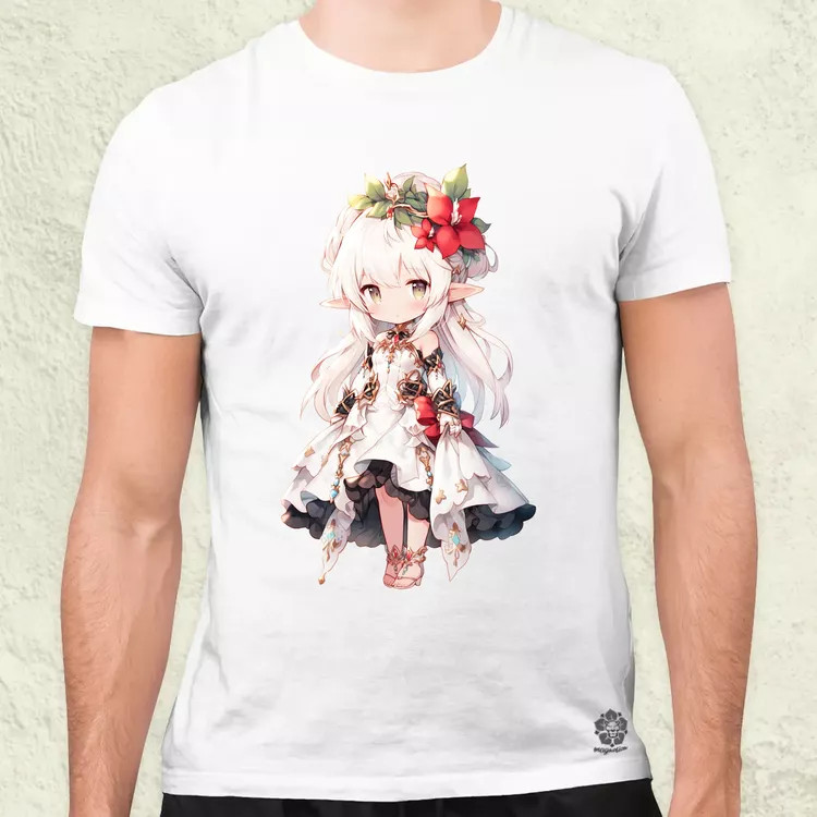 Chibi elf hercegnő v1 férfi póló