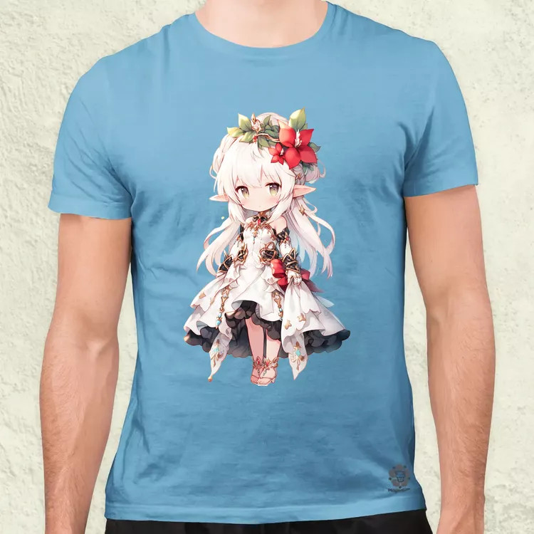 Chibi elf hercegnő v1 férfi póló
