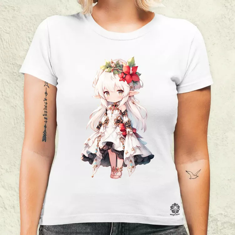 Chibi elf hercegnő v1 női póló