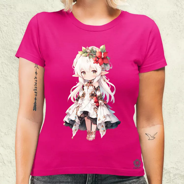 Chibi elf hercegnő v1 női póló