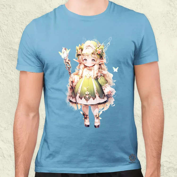 Chibi elf hercegnő v2 férfi póló