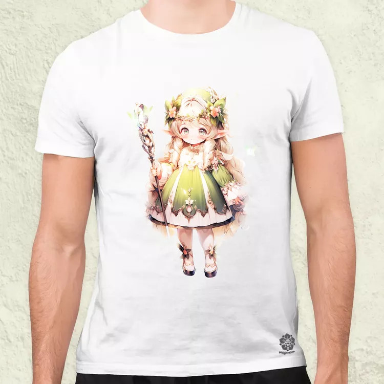 Chibi elf hercegnő v2 férfi póló
