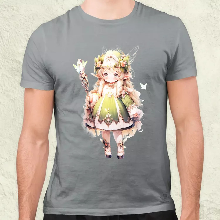 Chibi elf hercegnő v2 férfi póló