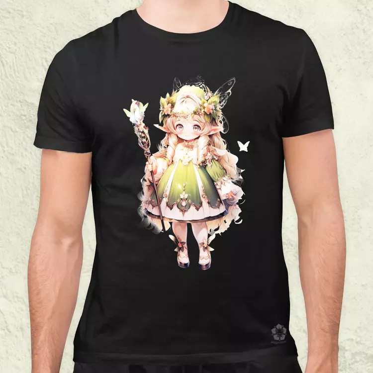 Chibi elf hercegnő v2 férfi póló