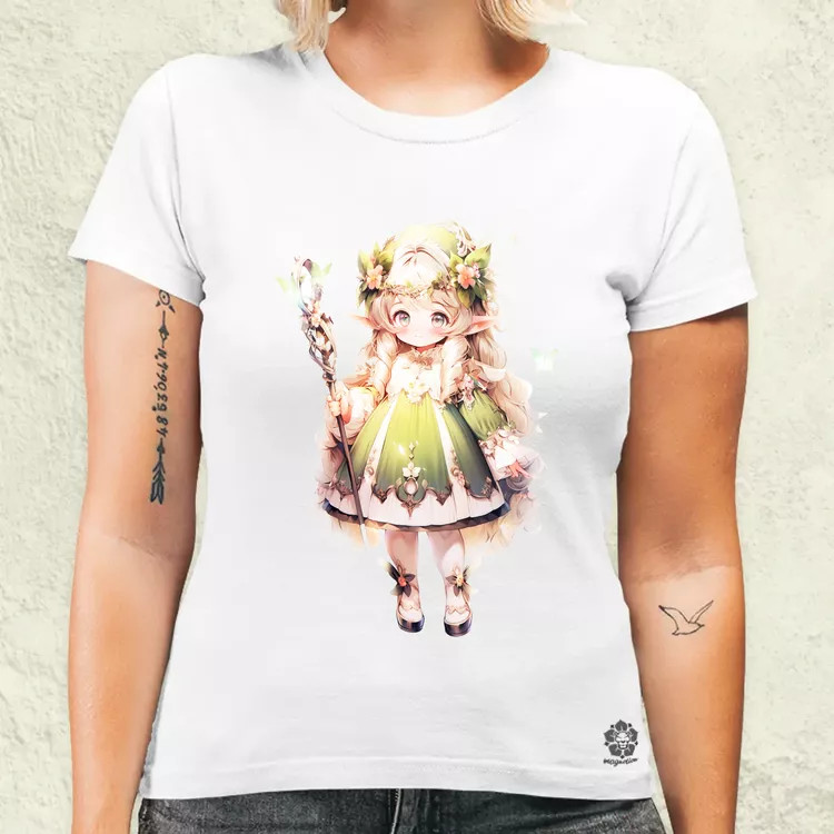 Chibi elf hercegnő v2 női póló