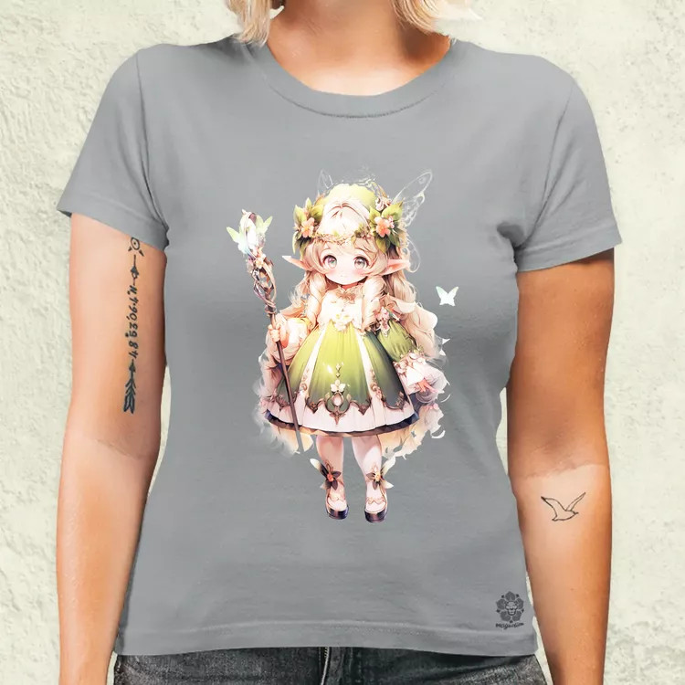 Chibi elf hercegnő v2 női póló