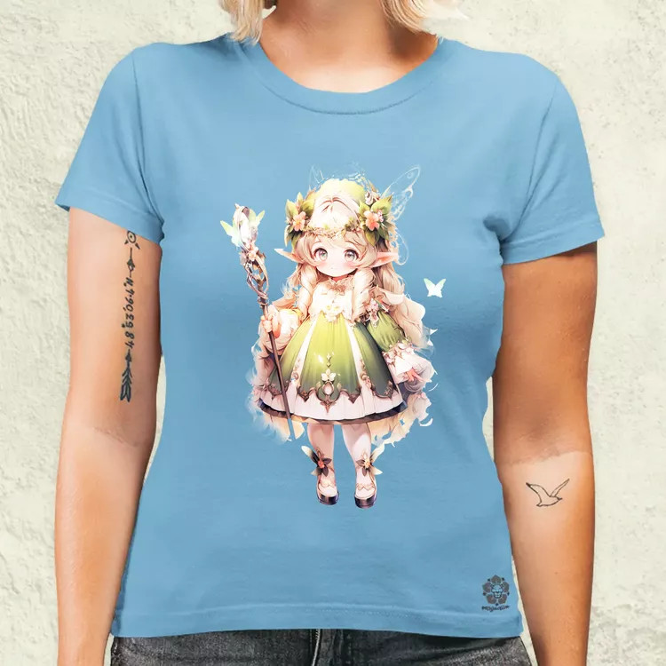 Chibi elf hercegnő v2 női póló