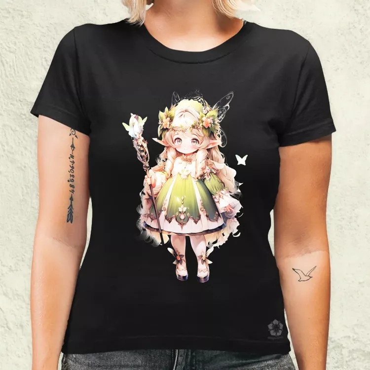 Chibi elf hercegnő v2 női póló