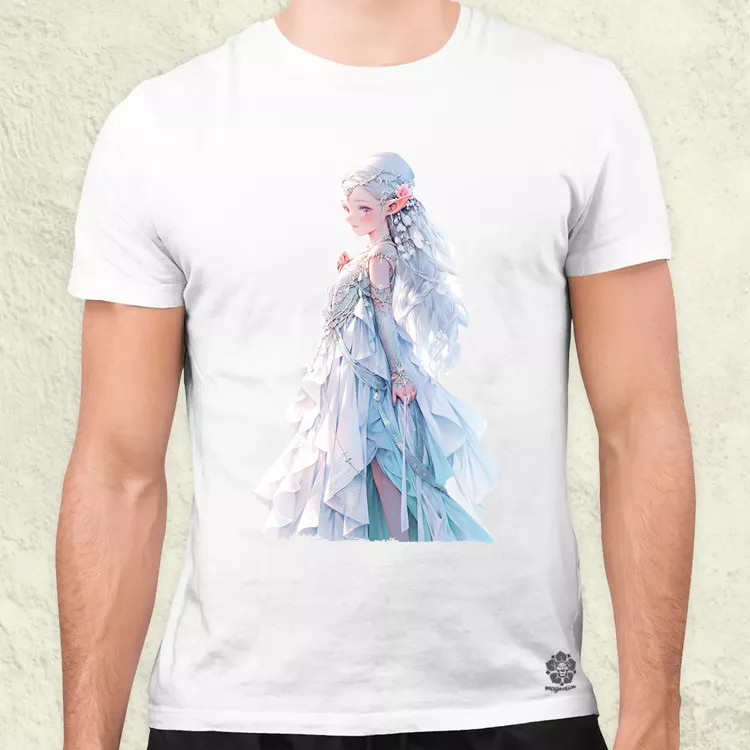 Chibi elf hercegnő v3 férfi póló