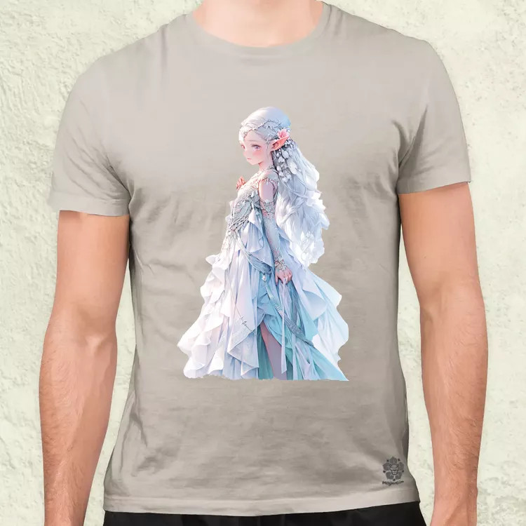 Chibi elf hercegnő v3 férfi póló