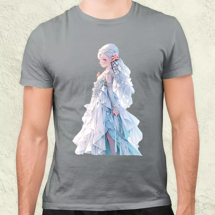 Chibi elf hercegnő v3 férfi póló