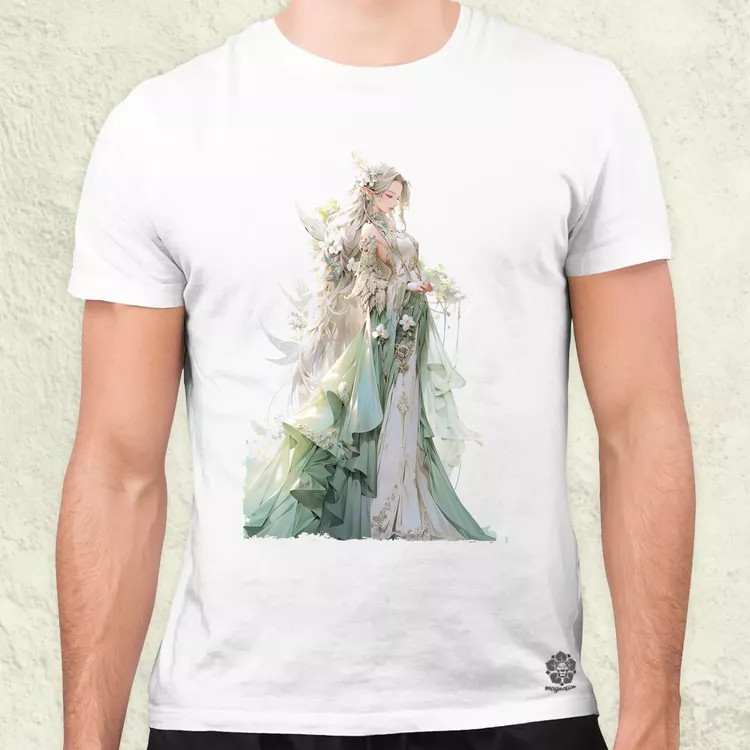 Chibi elf hercegnő v4 férfi póló