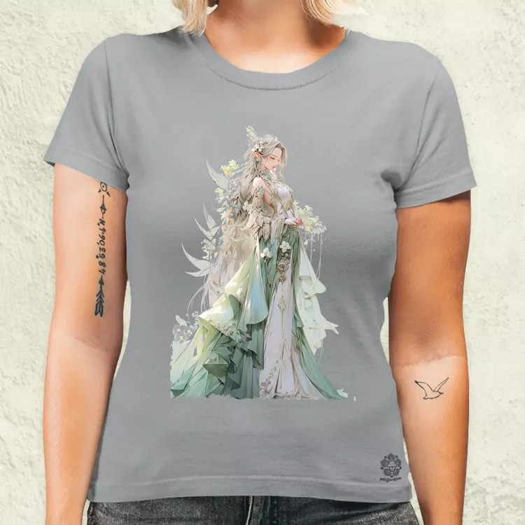 Chibi elf hercegnő v4 női póló
