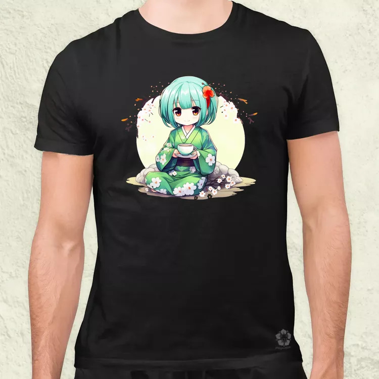 Chibi Gésa teázik v1 férfi póló
