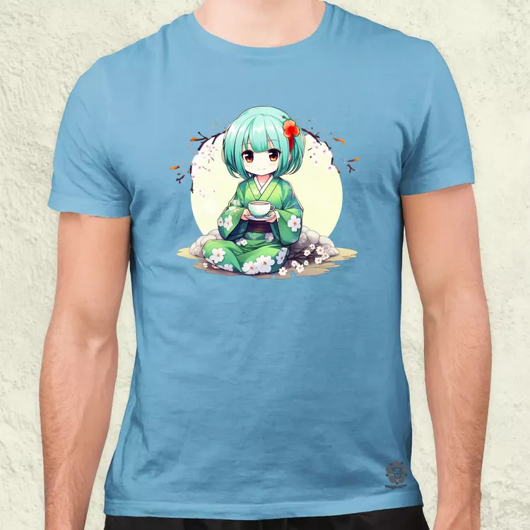 Chibi Gésa teázik v1 férfi póló