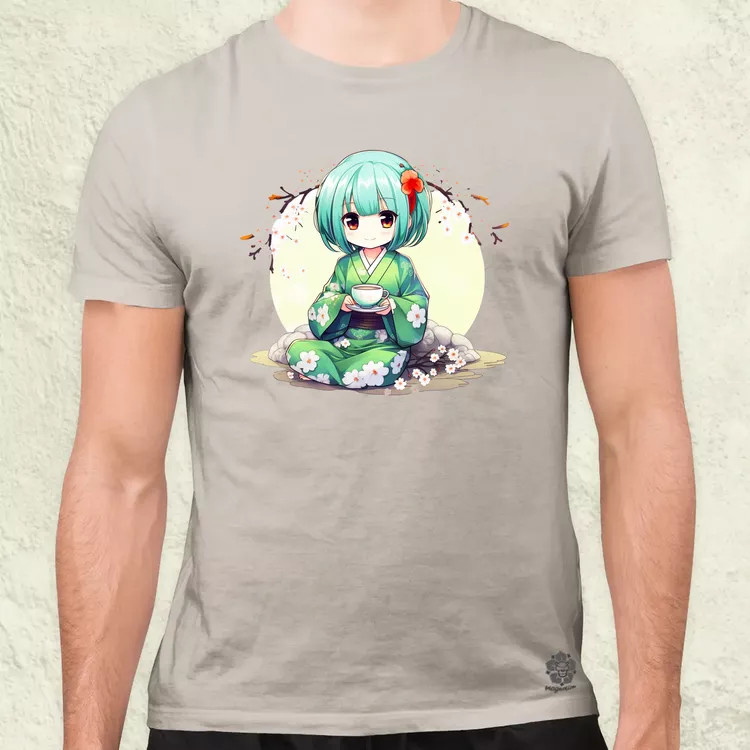 Chibi Gésa teázik v1 férfi póló