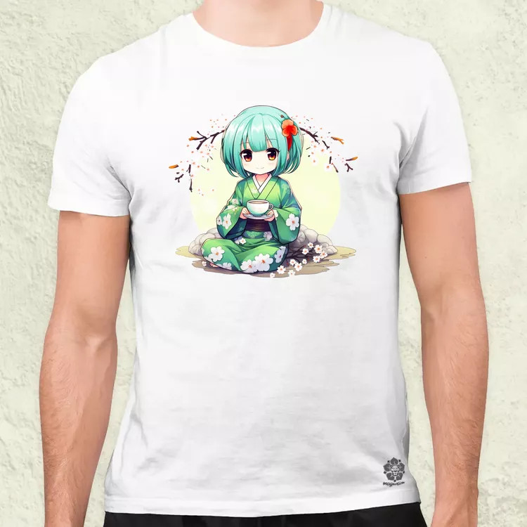 Chibi Gésa teázik v1 férfi póló