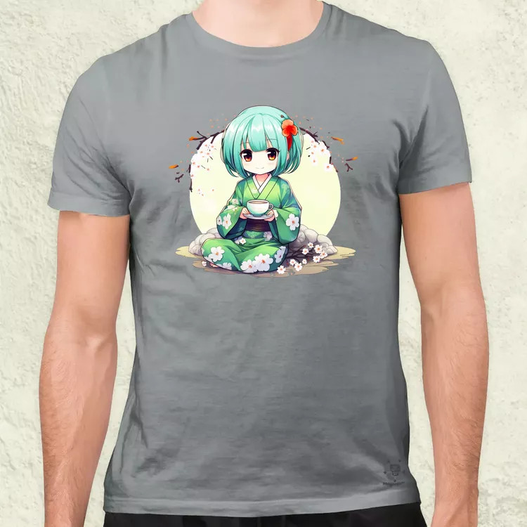 Chibi Gésa teázik v1 férfi póló
