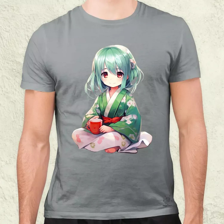 Chibi Gésa teázik v2 férfi póló