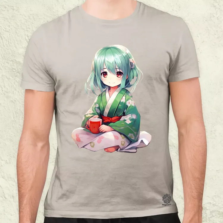 Chibi Gésa teázik v2 férfi póló
